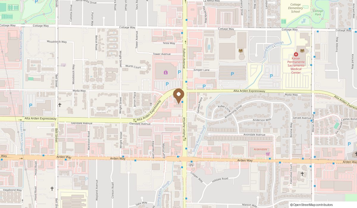 Map: 1835 Fulton Ave, Sacramento, CA 95825